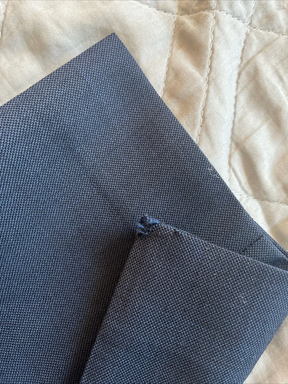 J CREW Ludlow Slim-fit suit pant in Italian worsted wool Mariner Blue 33‎ BZ635
